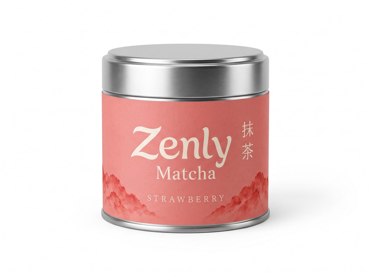Zenly Matcha Strawberry – 30 g tin